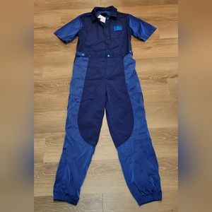 Jordan Essentials Flight Suit Jumpsuit Blue DD7063-492 Women’s Size Small New